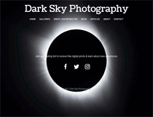 Tablet Screenshot of darkskyphotography.com